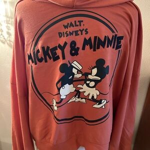 Disney Mickey & Minnie Red Hoodie